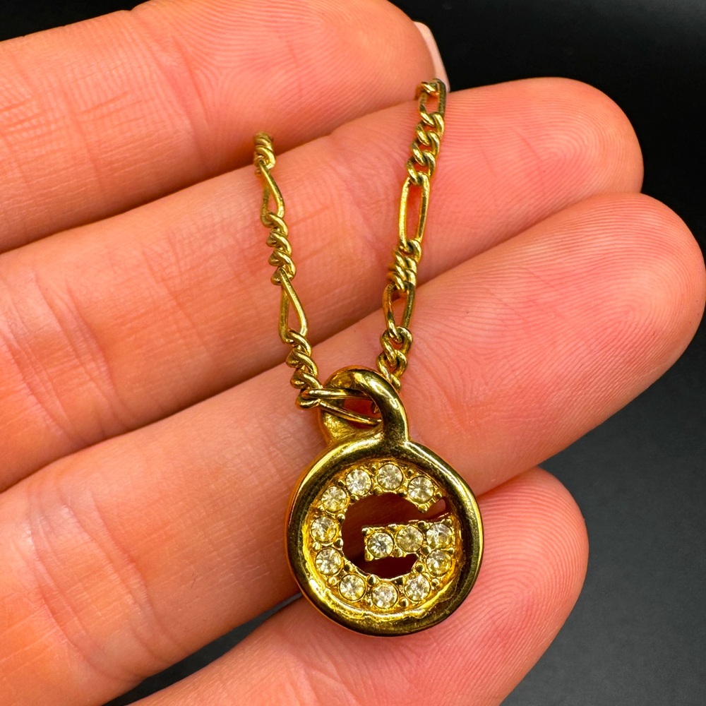 LOT 1409 18K gold plated Givenchy necklace
